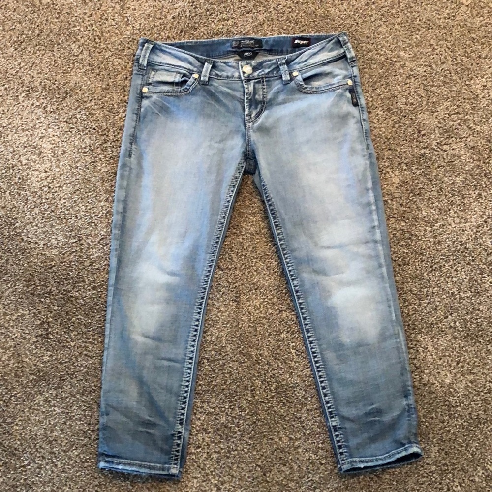Silver Aiko Capris